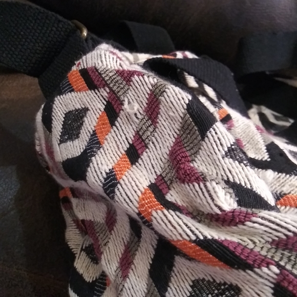 Journeys Aztec tribal southwestern navajo duffel overnight bag handbag 15"×10" - Picture 9 of 10